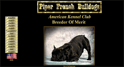 Desktop Screenshot of piperfrenchbulldogs.com